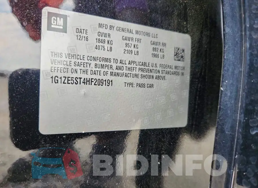 1G1ZE5ST4HF209191 Photo# 12