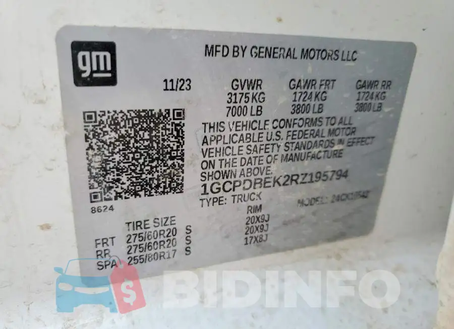 1GCPDBEK2RZ195794 Photo# 12