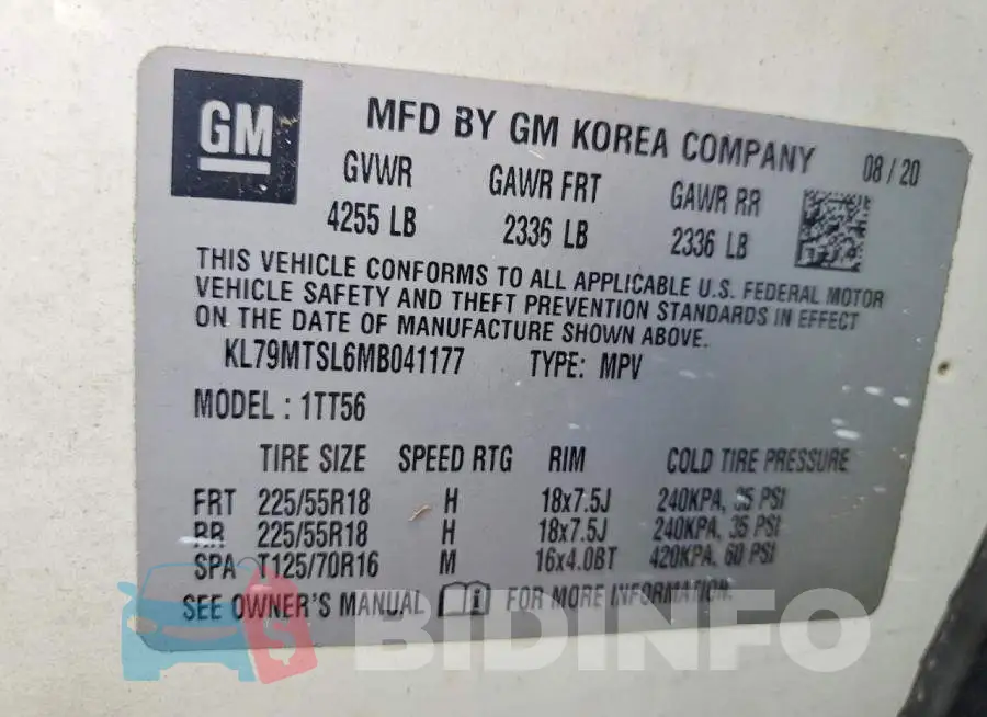 KL79MTSL6MB041177 Photo# 14