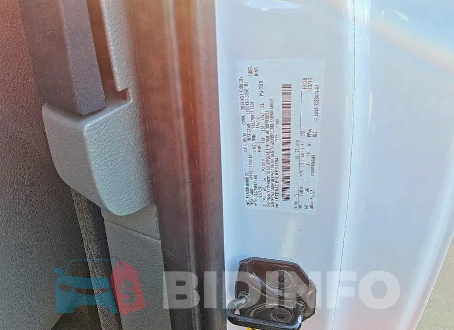 1FTEX1CB1LKF31754 Photo# 12