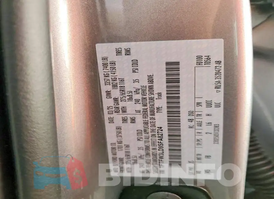 1FTFW3LD9SFA82724 Photo# 12