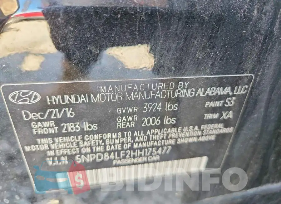 5NPD84LF2HH175477 Photo# 12