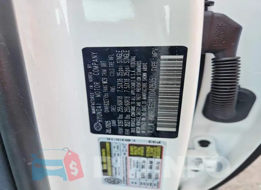 KM8RJES28TU042635 Photo# 14