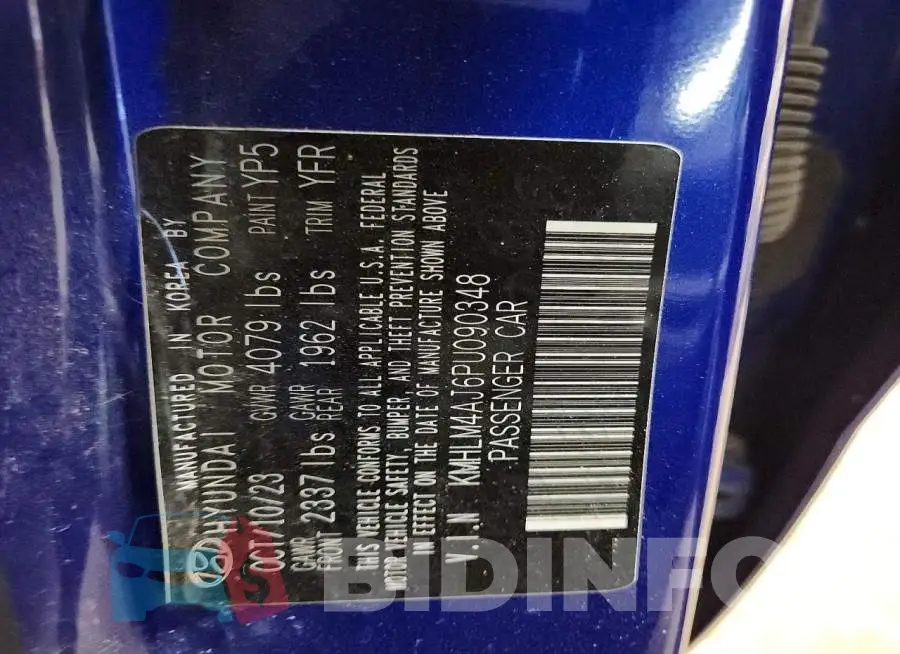 KMHLM4AJ6PU090348 Photo# 12