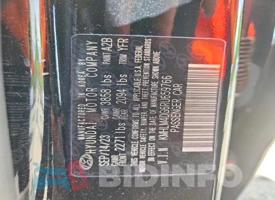 KMHLM4DG6RU659766 Photo# 12