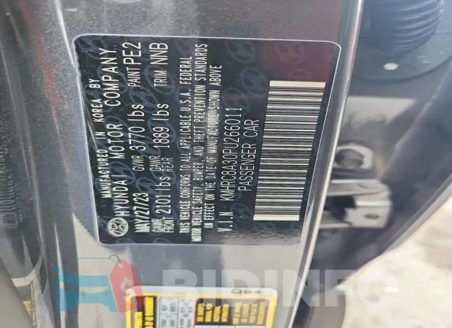 KMHRC8A30PU266011 Photo# 13