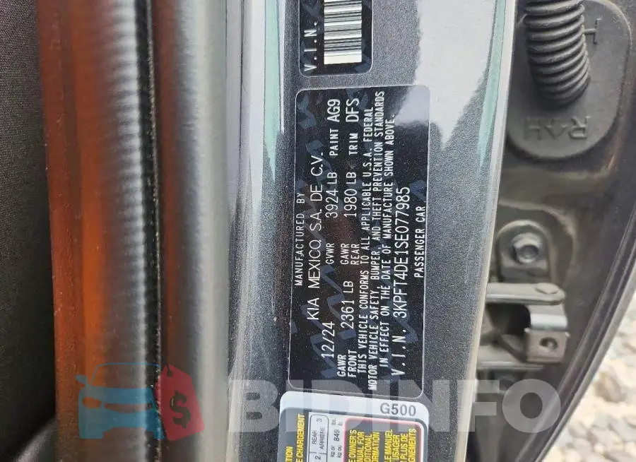 3KPFT4DE1SE077985 Photo# 12