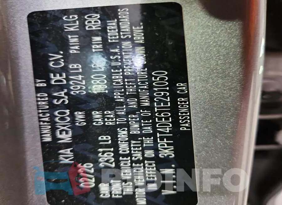 3KPFT4DE6TE291050 Photo# 12