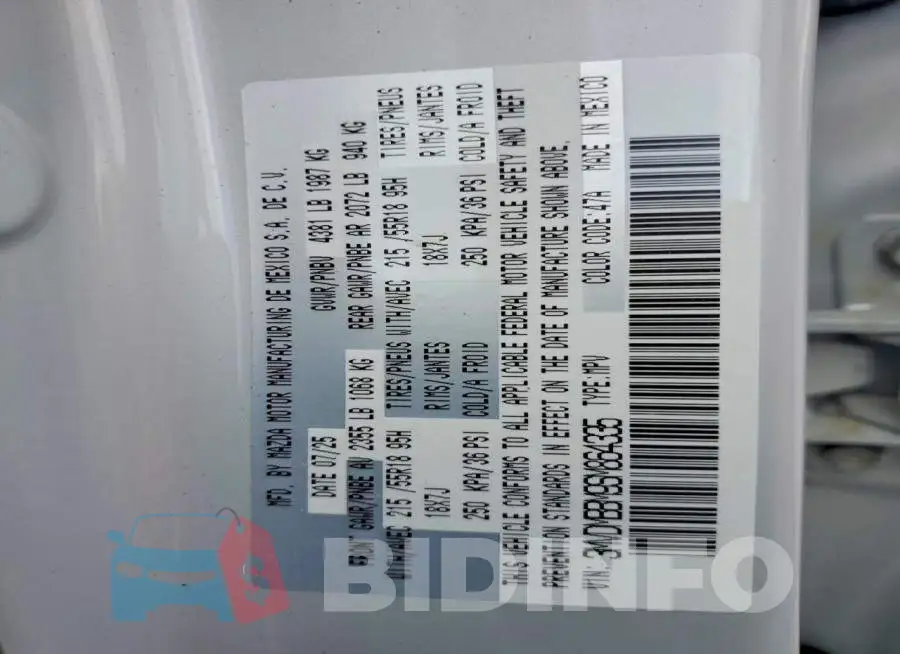 3MVDMBBM9SM864335 Photo# 13