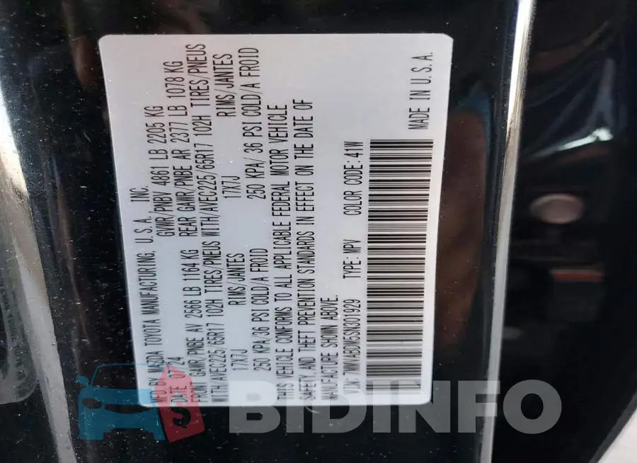 7MMVABDM5SN301929 Photo# 13