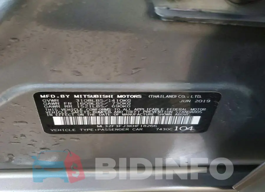 ML32F3FJ3KHF18266 Photo# 13