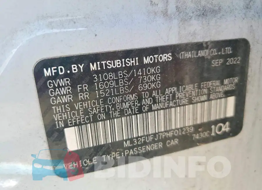 ML32FUFJ7PHF01239 Photo# 12