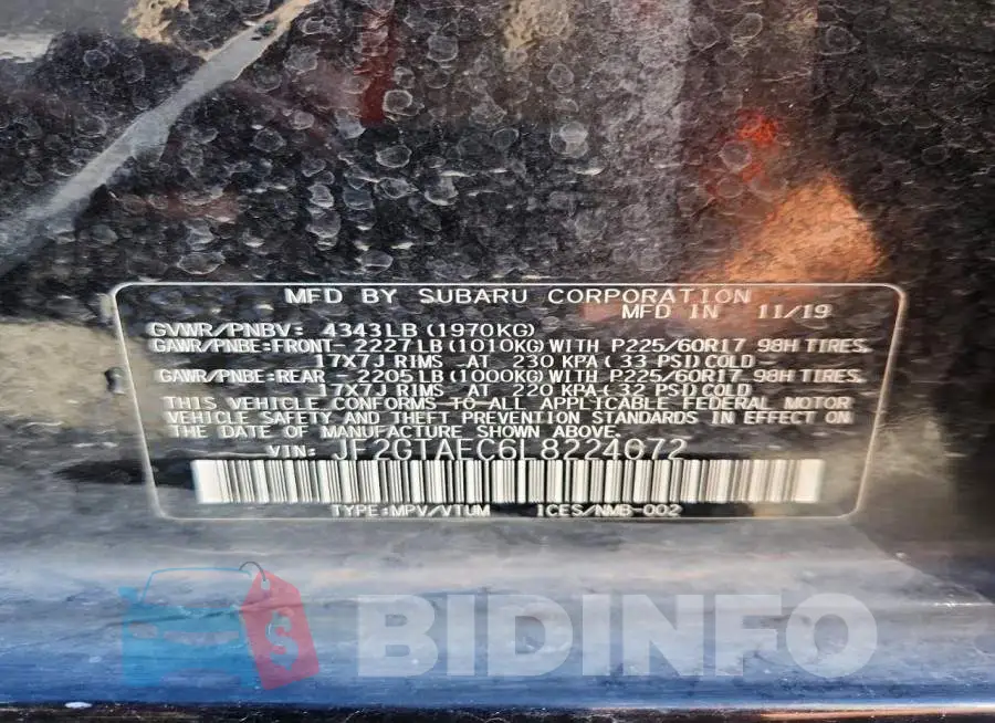 JF2GTAEC6L8224072 Photo# 13