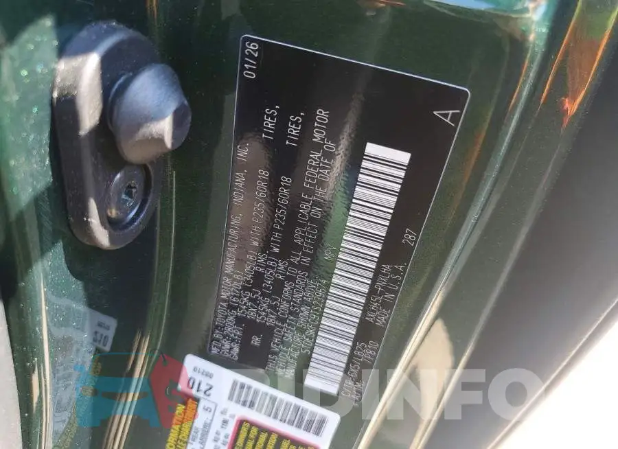 5TDESKFC9TS239674 Photo# 12