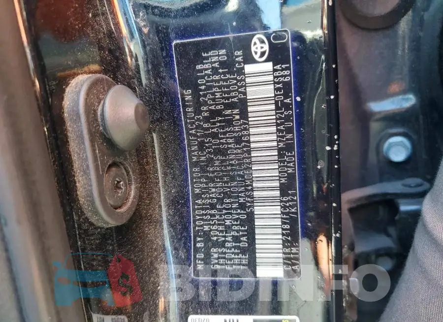 5YFS4MCE2RP176837 Photo# 12