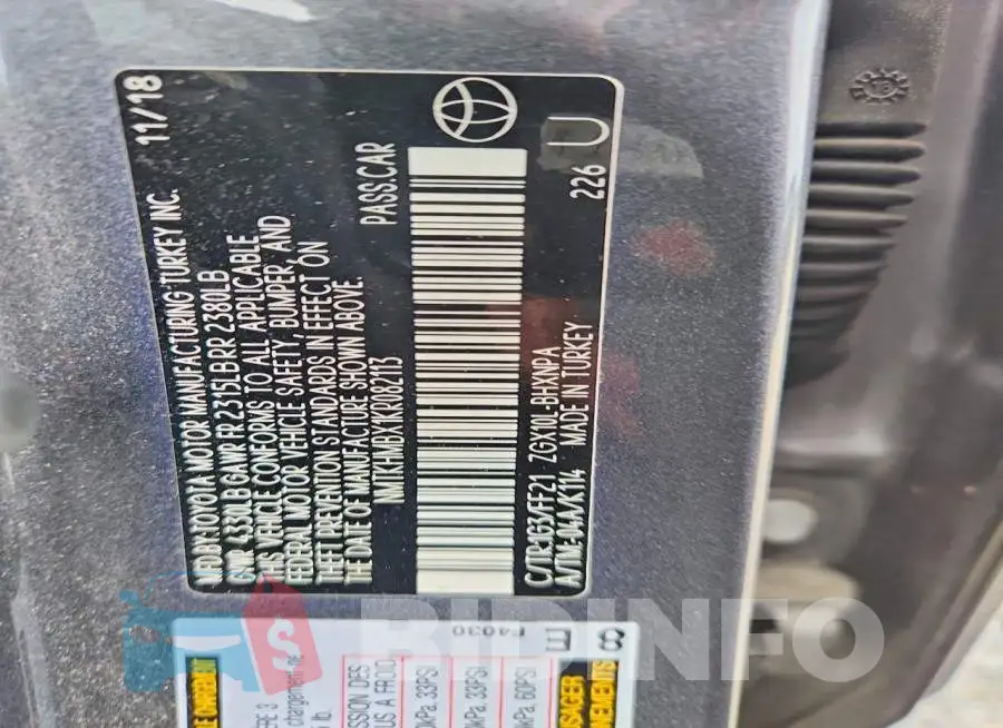 NMTKHMBX1KR082113 Photo# 12
