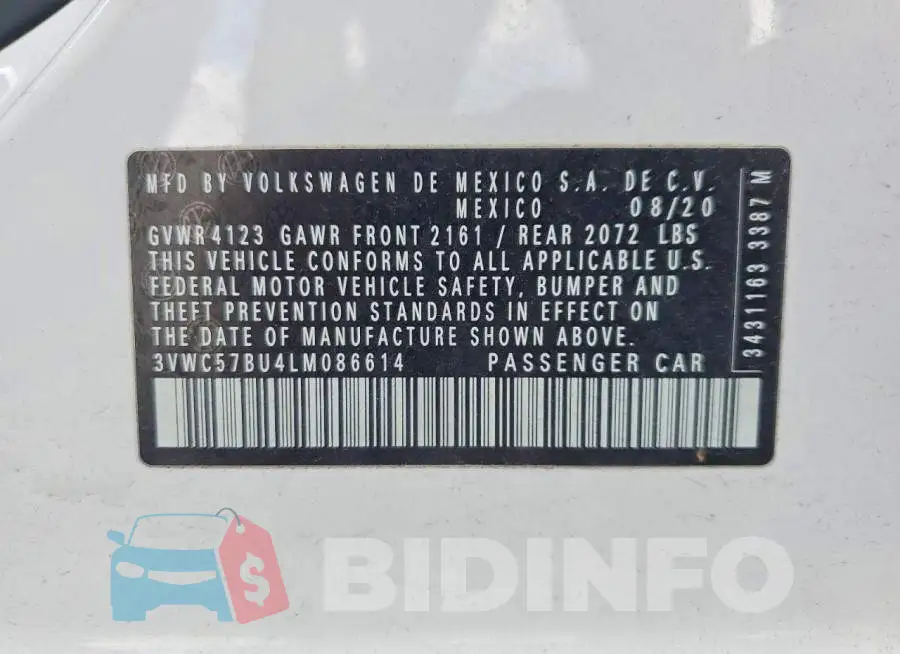 3VWC57BU4LM086614 Photo# 13