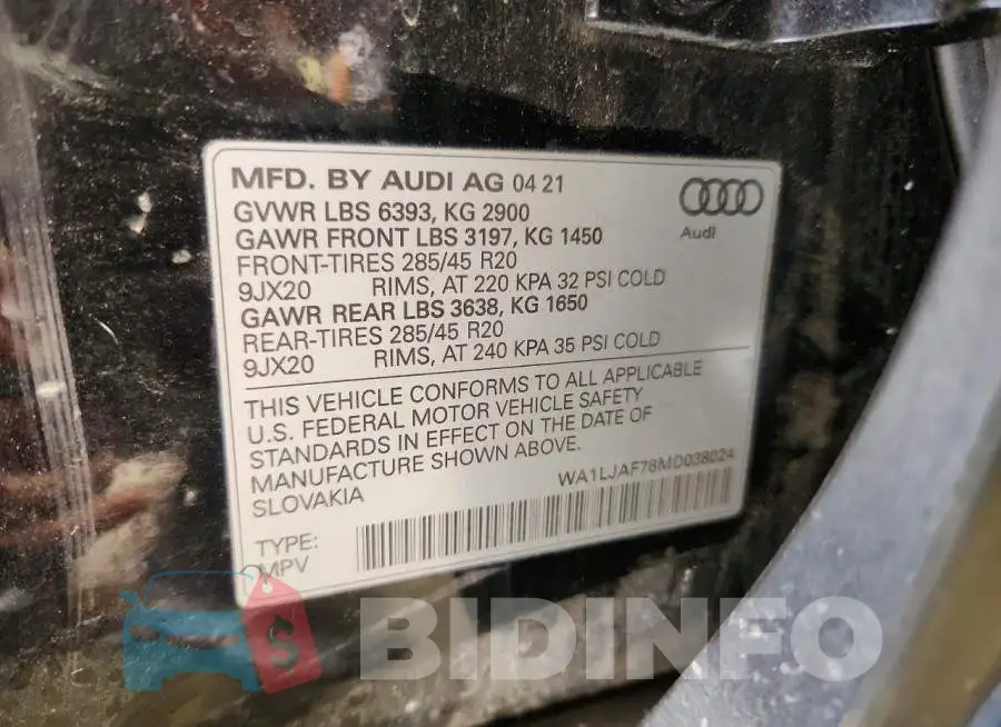 WA1LJAF78MD038024 Photo# 13