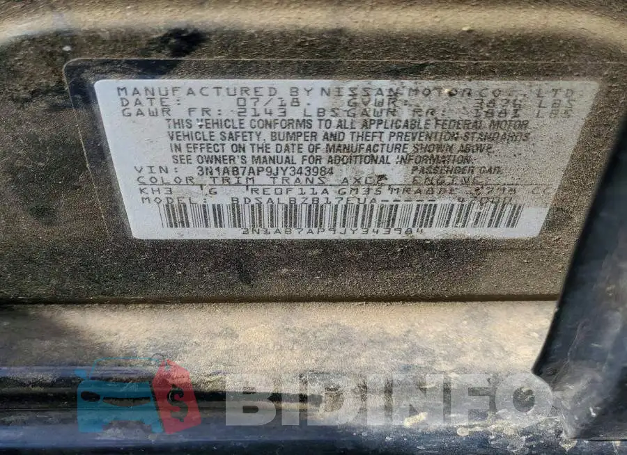 3N1AB7AP9JY343984 Photo# 12