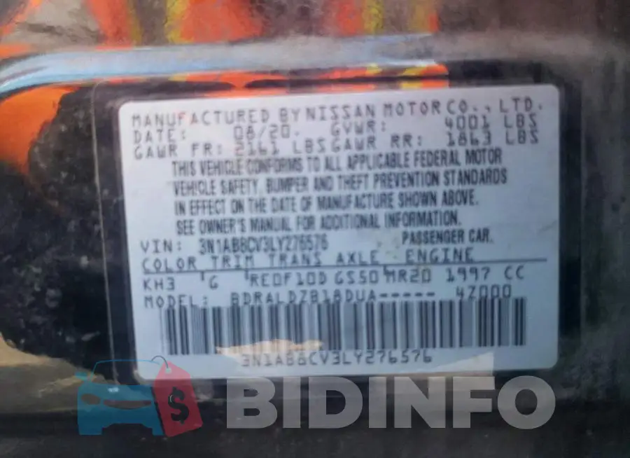 3N1AB8CV3LY276576 Photo# 13