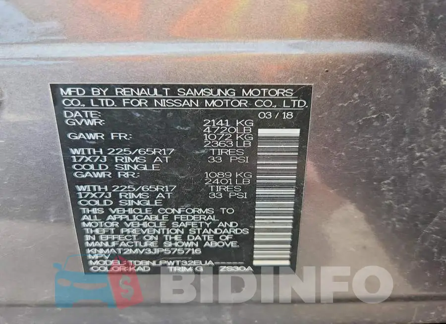 KNMAT2MV3JP575716 Photo# 13