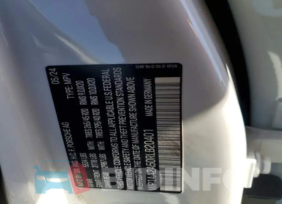 WP1AA2A50RLB20401 Photo# 12