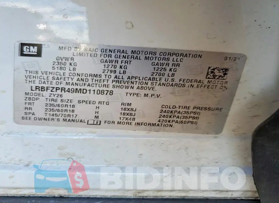 LRBFZPR49MD110878 Photo# 13