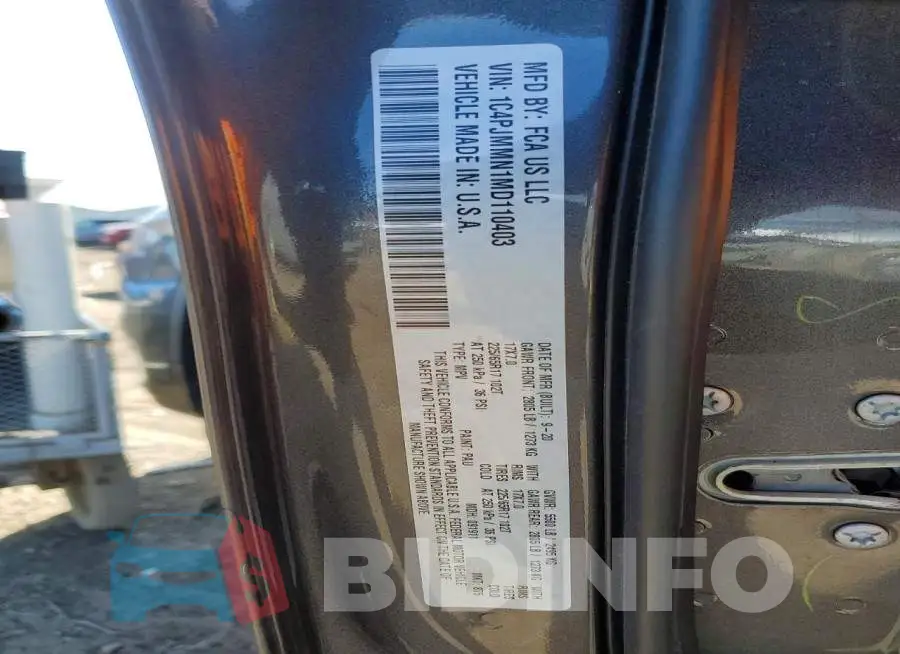 1C4PJMMN1MD110403 Photo# 13