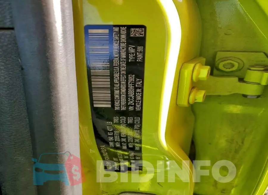 ZACCJABB5HPF75652 Photo# 12