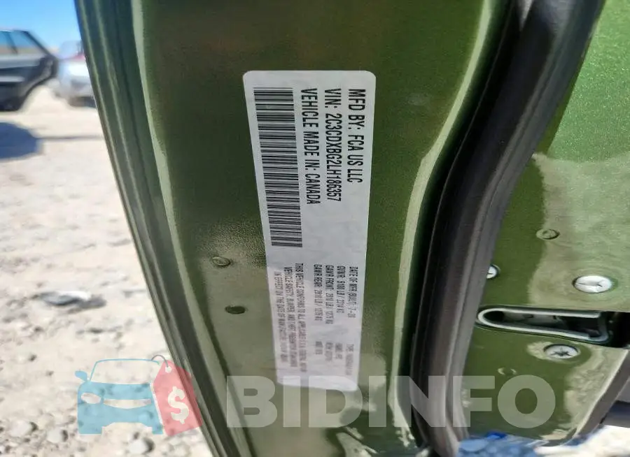 2C3CDXBG2LH186357 Photo# 12