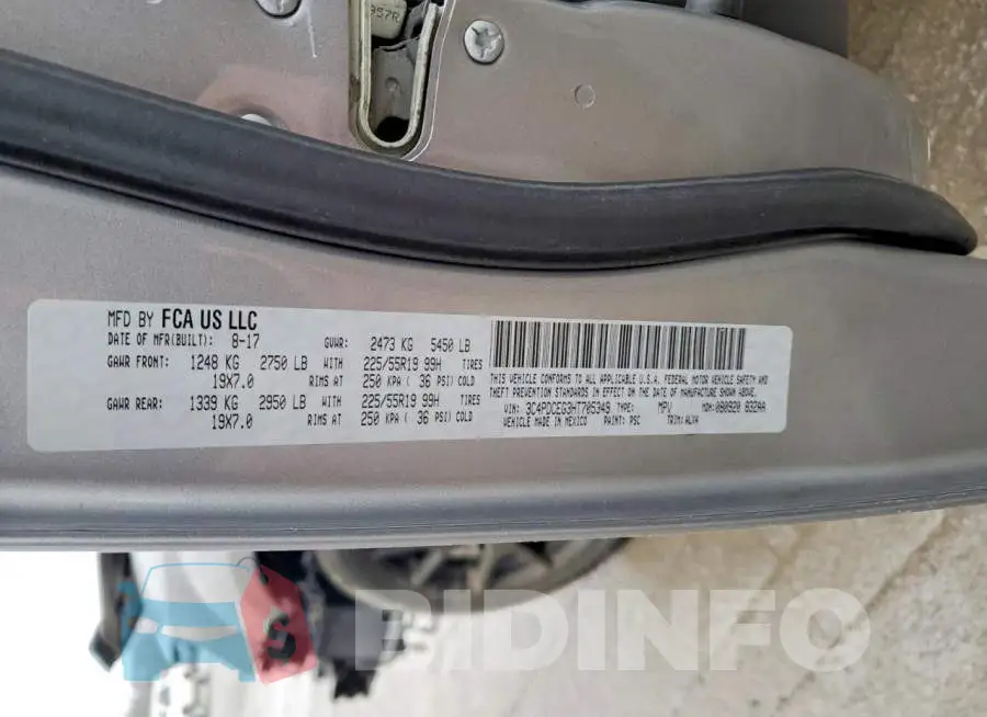 3C4PDCEG3HT705349 Photo# 14