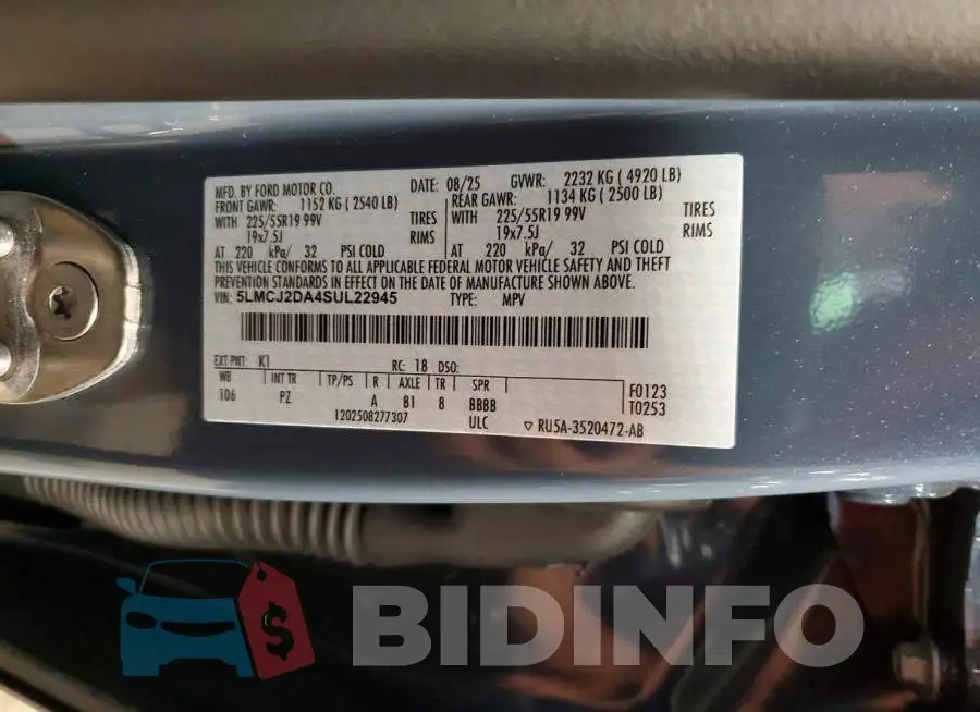 5LMCJ2DA4SUL22945 Photo# 13