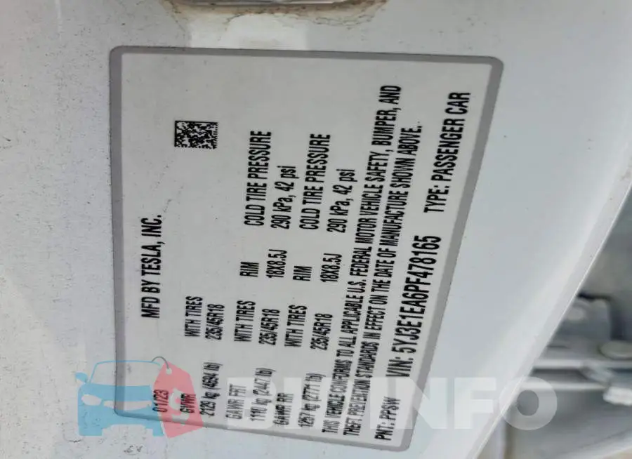 5YJ3E1EA6PF478165 Photo# 12