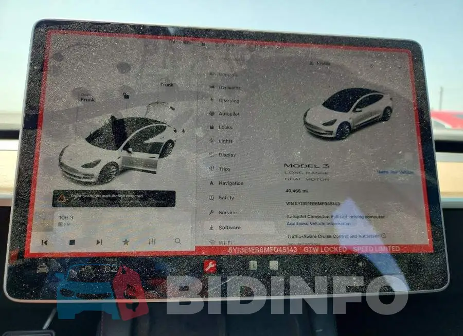 5YJ3E1EB6MF045143 Photo# 9