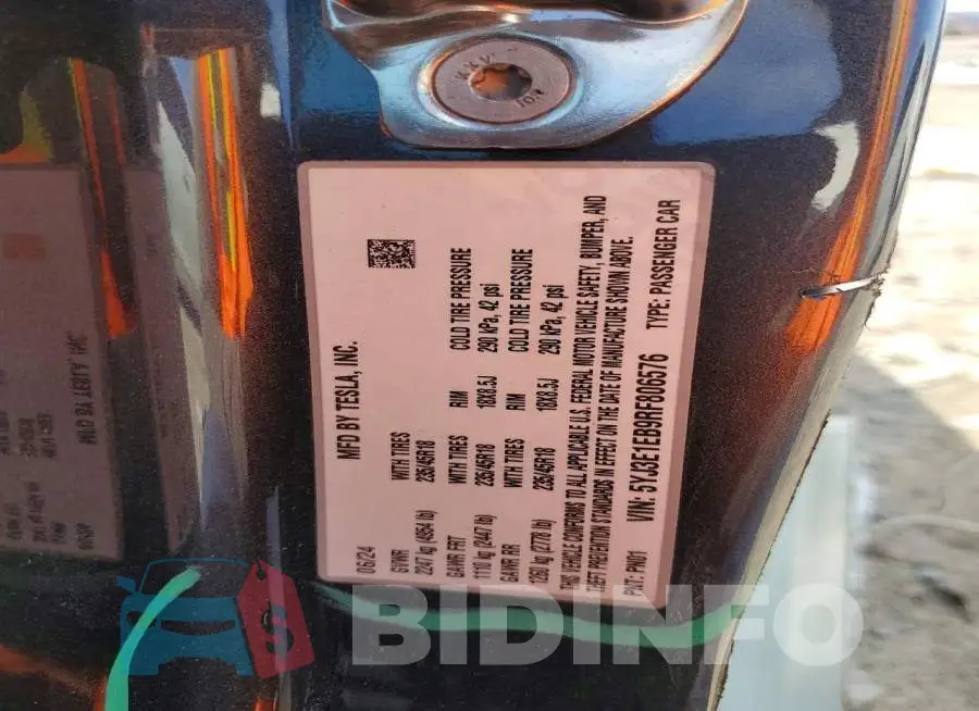5YJ3E1EB9RF806576 Photo# 13