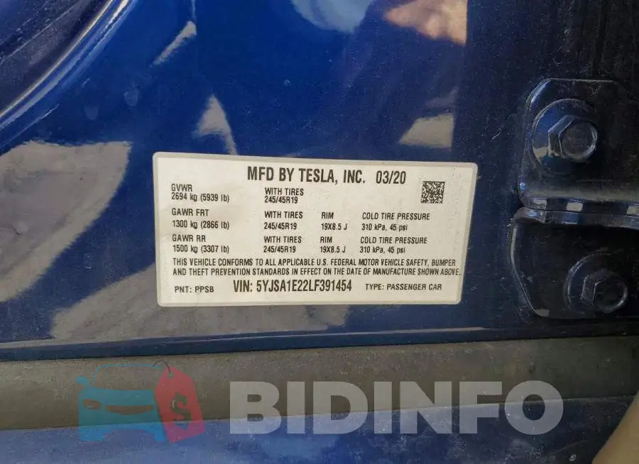 5YJSA1E22LF391454 Photo# 12