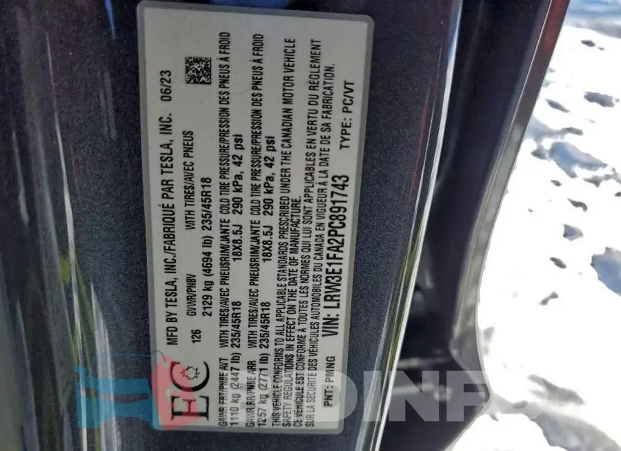 LRW3E1FA2PC891743 Photo# 12