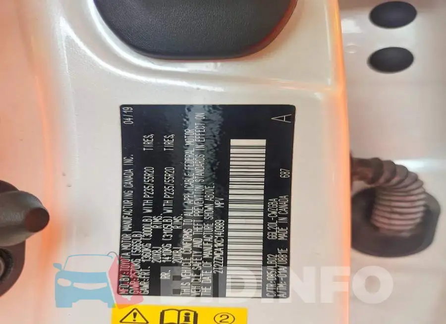 2T2ZZMCA1KC140989 Photo# 13