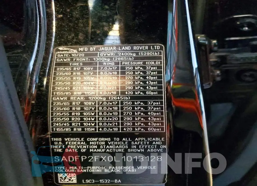 SADFP2FX0L1013128 Photo# 13