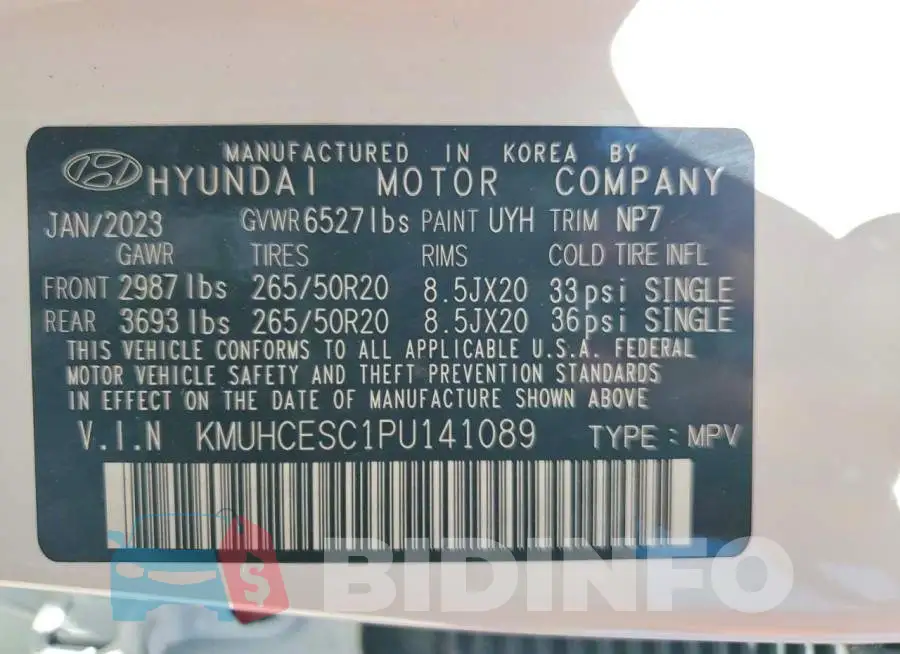 KMUHCESC1PU141089 Photo# 14