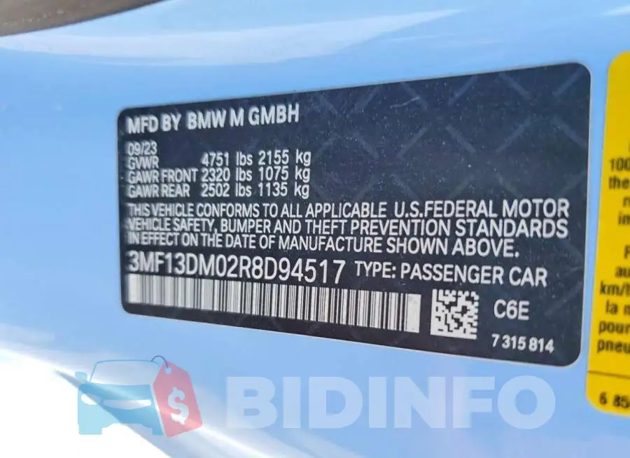 3MF13DM02R8D94517 Photo# 12