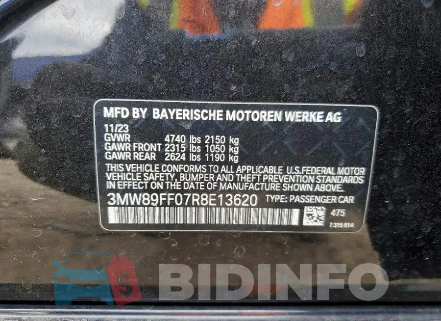 3MW89FF07R8E13620 Photo# 12