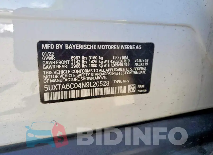 5UXTA6C04N9L20528 Photo# 13