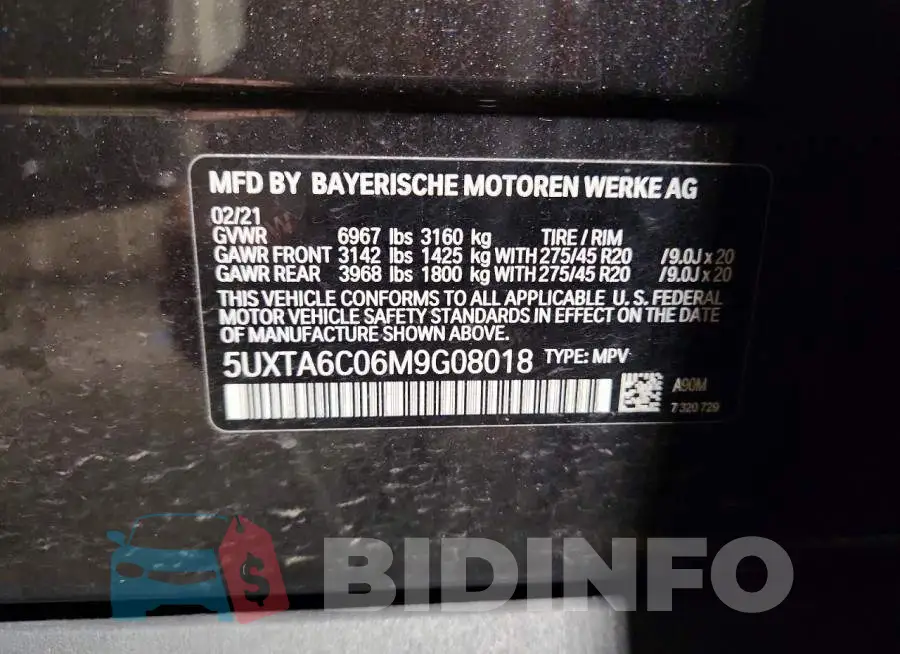 5UXTA6C06M9G08018 Photo# 14