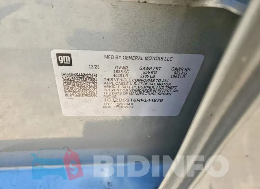 1G1ZD5ST6RF144879 Photo# 12