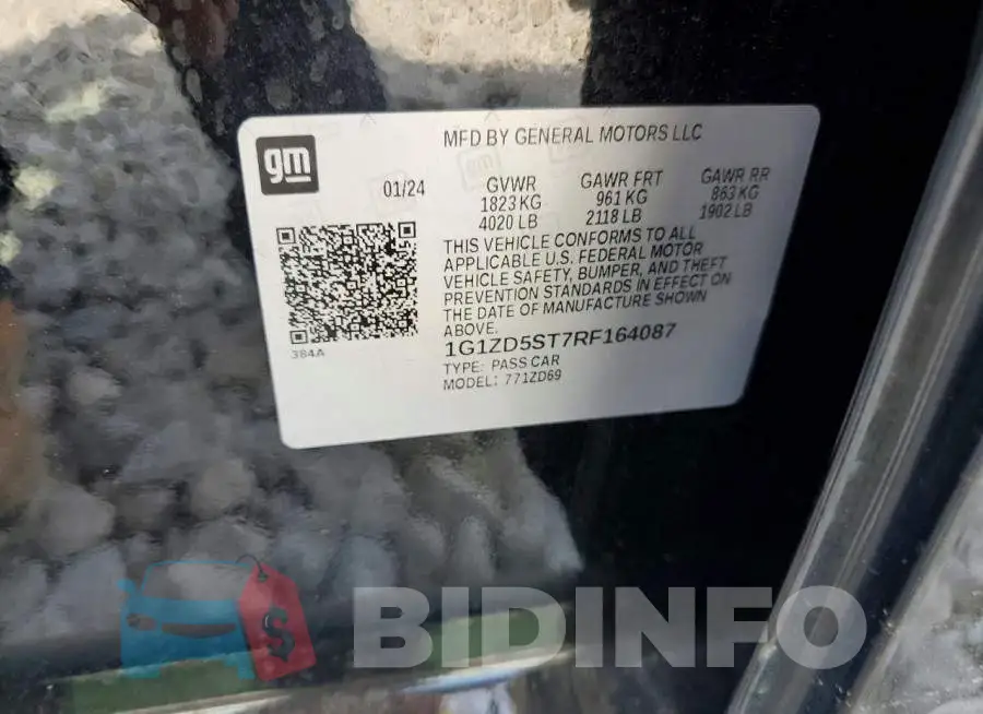 1G1ZD5ST7RF164087 Photo# 12