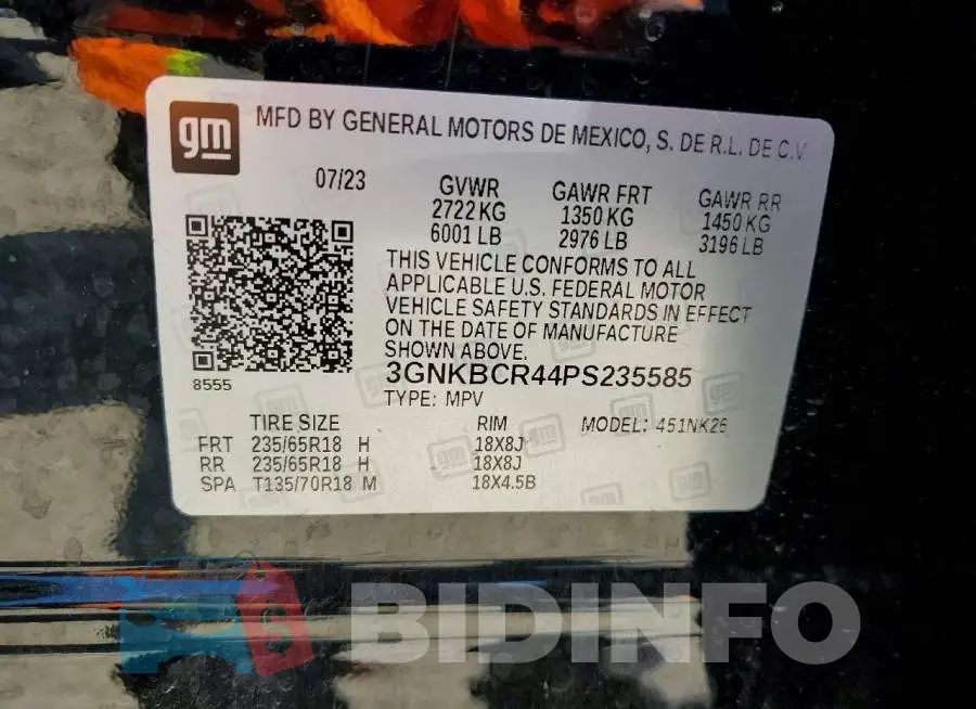 3GNKBCR44PS235585 Photo# 13