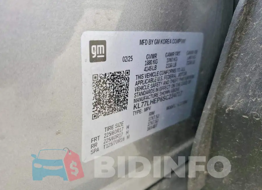 KL77LHEP6SC234717 Photo# 13