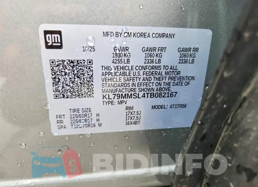 KL79MMSL4TB082167 Photo# 13