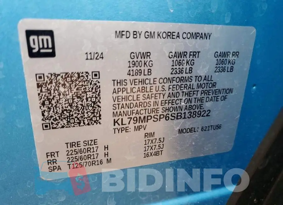 KL79MPSP6SB138922 Photo# 13